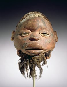 Máscara Lipiko, cultura Makonde, Mozambique